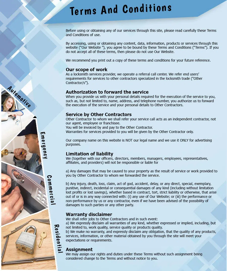 City Locksmith Services Vernon Rockville, CT 860-261-9292